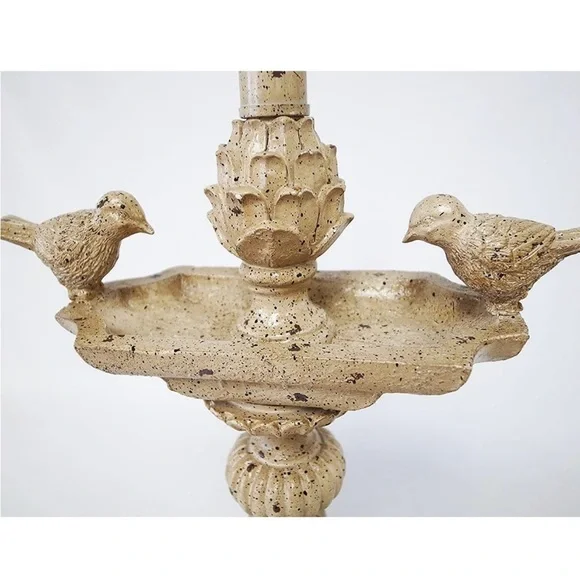 New in Box 26” Natural Linen Bird Accent Table Lamp - Picture 5 of 6